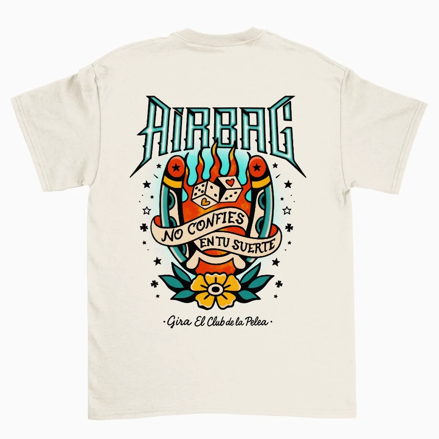 Remera de Airbag - No Confies en tu Suerte