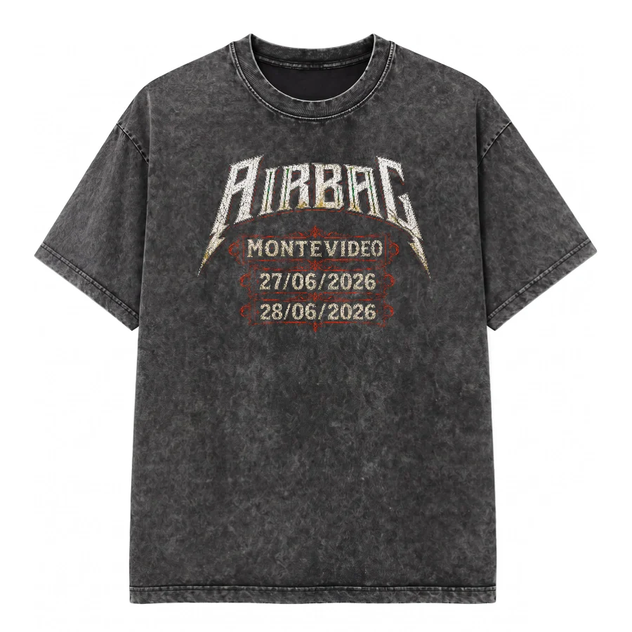 Remera Acid Wash de Airbag Montevideo 2026