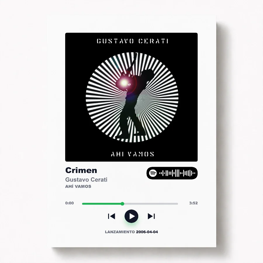 Spotify de Crimen Gustavo Cerati