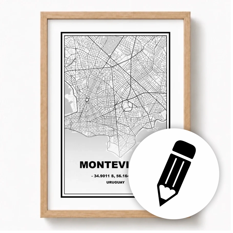 Cuadro Mapa Personalizado