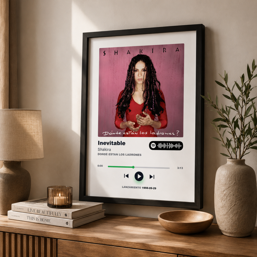 Creá tu cuadro Spotify personalizado