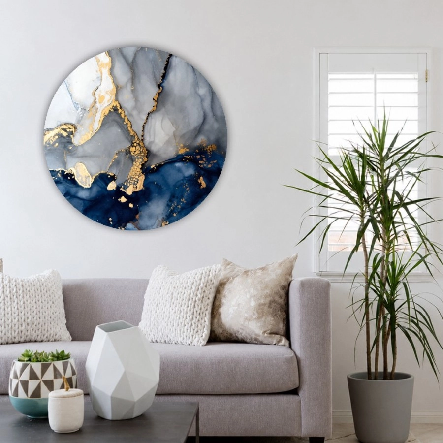 Cuadro circular Marmol Imperial