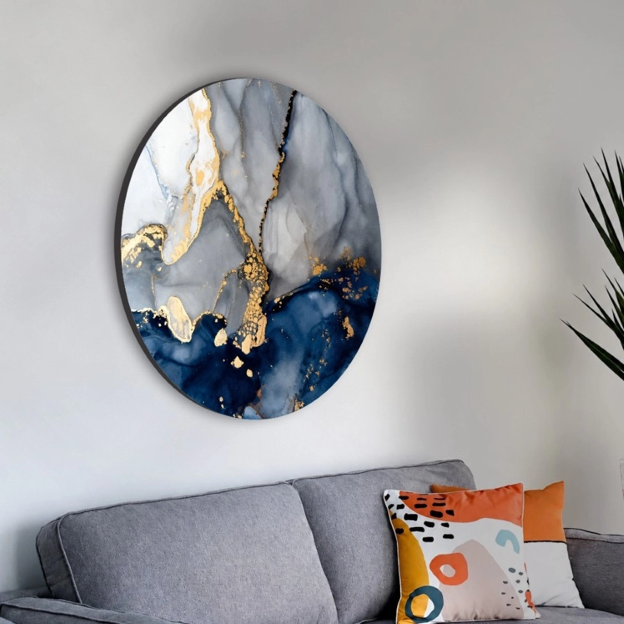Cuadro circular Marmol Imperial