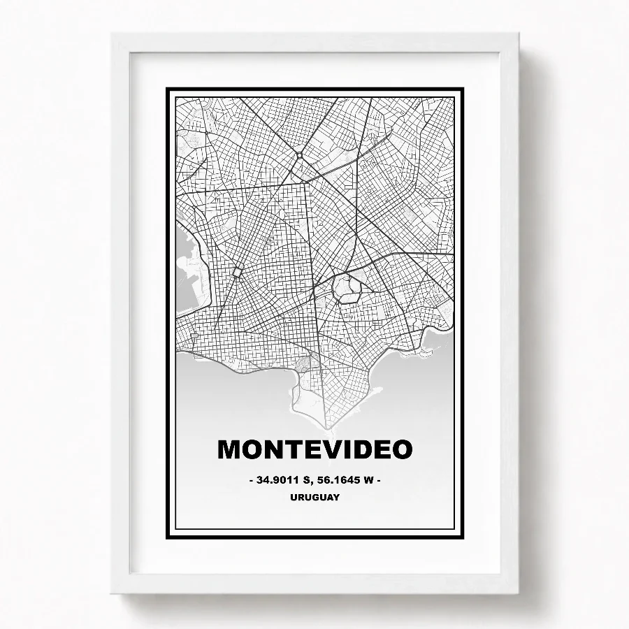 Mapa de Montevideo