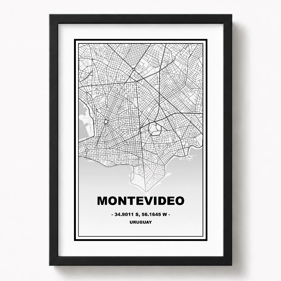 Mapa de Montevideo