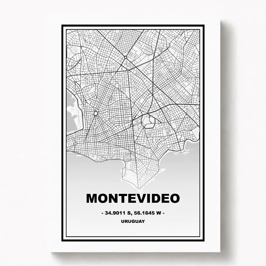 Mapa de Montevideo